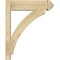 Ekena Millwork Thorton Rough Sawn Arts and Crafts Outlooker, Douglas Fir, 6"W x 20"D x 24"H OUT06X20X24THR03RDF - alternate 2